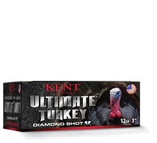 Kent Cartridge America Kent Ultimate Diamond Shot Turkey 12 Gauge 3 Max 1-3/4oz #4 1310 fps 10 ct