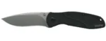 Kershaw Knives Kershaw Blur Folding Knife 3-2/5" Stonewashed Drop Point Blade Black - alternate view 4