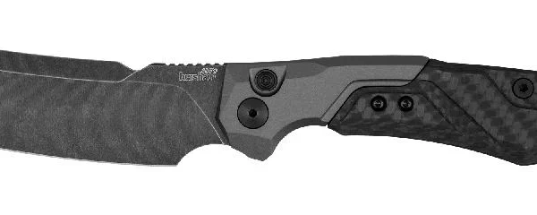 Kershaw Launch 14 Folding Knife 3-3/8" Cleaver Blade Black