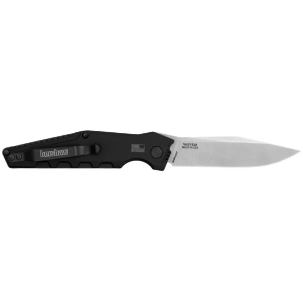 Kershaw Knives Kershaw Launch 7 Automatic Folding Knife 3-7/10" Clip Point Blade Black