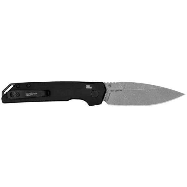 Kershaw Knives Kershaw Launch Iridium Folding Knife 3-2/5" Spear Point Blade Black