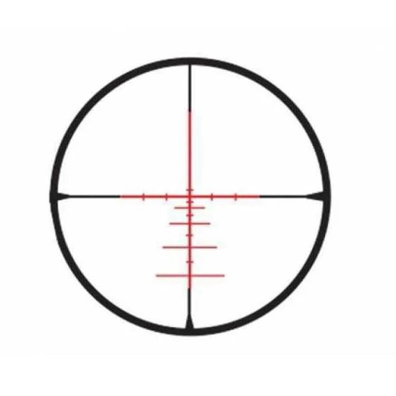 Konus Optics Konus T30 3X-12X44mm Rifle Scope - Engraved/illum 550 Ballistic Reticle