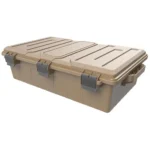 Mtm Molded Products Company MTM Large Ammo Crate Divided Utility Box Dark Earth