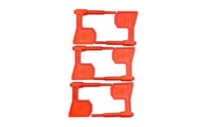 LBE Unlimited LBE RIFLE CHAMBER SFTY FLAG 6PK ORG