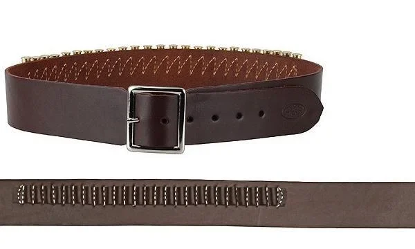 Hunter Company Inc Hunter Leather Cartridge Belt .45 Caliber 40" - 45" Large Antique Brown
