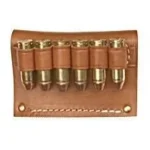 Hunter Company Inc Hunter Leather Leather Cartridge Slide .50 Caliber 6 Rounds
