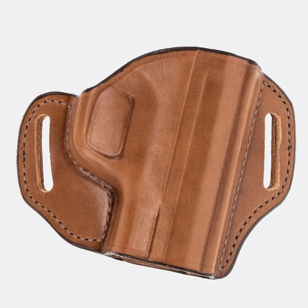 leather-concealed-carry-holster-semi-auto-revolver-primary Bianchi Model 57 Remedy Holster Size 9 for Semi Autos and Small Revolvers Tan RH
