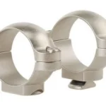 Leupold & Stevens Inc. Leupold 2-Piece STD Windage Adjustable Steel Rings 1" Low Silver