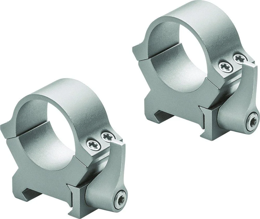 leupold-silver-weaver-rings-primary Leupold & Stevens Inc. Leupold 2-Piece Precision-Fit QRW2 Weaver-Style Rings 1" Medium - Silver