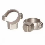 Leupold & Stevens Inc. Leupold 2-Piece STD Windage Adjustable Steel Rings 1" High Silver