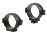 Leupold & Stevens Inc. Leupold 2-Piece STD Windage Adjustable Steel Rings 1" Low Matte