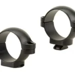 Leupold & Stevens Inc. Leupold 2-Piece STD Windage Adjustable Steel Rings 1" Low Matte