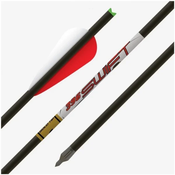 Gold Tip Swift Crossbow Bolt 22in - 4in Duravanes - 1/2dz