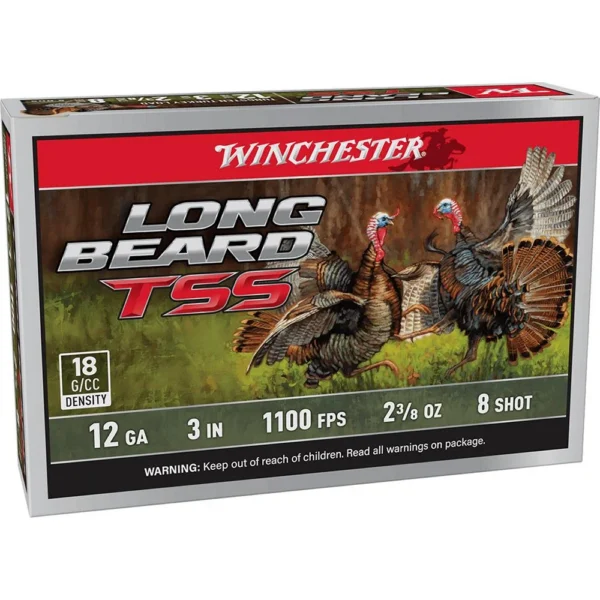 Winchester Ammunition Winchester Long Beard TSS Shotshells 12ga 3" 2-3/8oz 1100 fps #8 5/ct