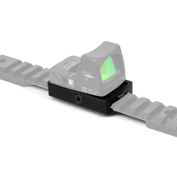 Warne Manufacturing Company Warne Red Dot Riser Low Pro Reflex Mount - Black