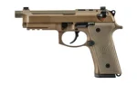Beretta U.S.A. Beretta M9A4 G Handgun 9mm Luger 15/rd Magazines (3) 5.1" Barrel FDE Cerakote - alternate view 2