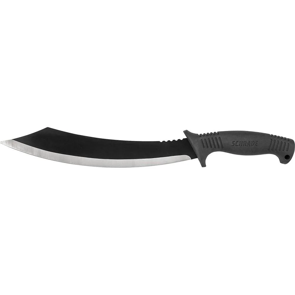machete-knife-12-inch-fixed-blade-primary Battenfeld Knives Schrade Mach 1 Fixed Knife 12" Machete Blade Black