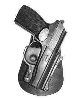 FOBUS USA LLC Fobus Standard Paddle Holster for Makarov Black Right Hand