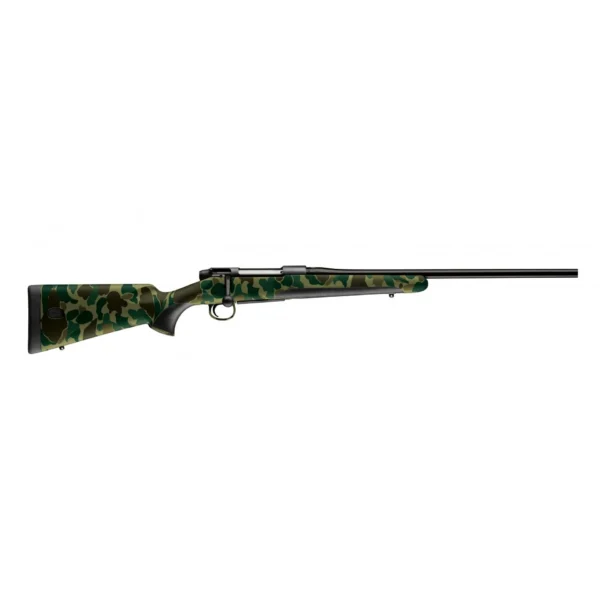 Blaser USA Inc. Mauser M18 Rifle 6.5 Creedmoor 5rd Magazine 22" Threaded Barrel Old School Camo 1/2x28