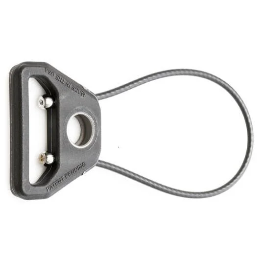 Blue Force Gear Molded Universal Wire Loop Sling Attachment Push Button 2.75" Black