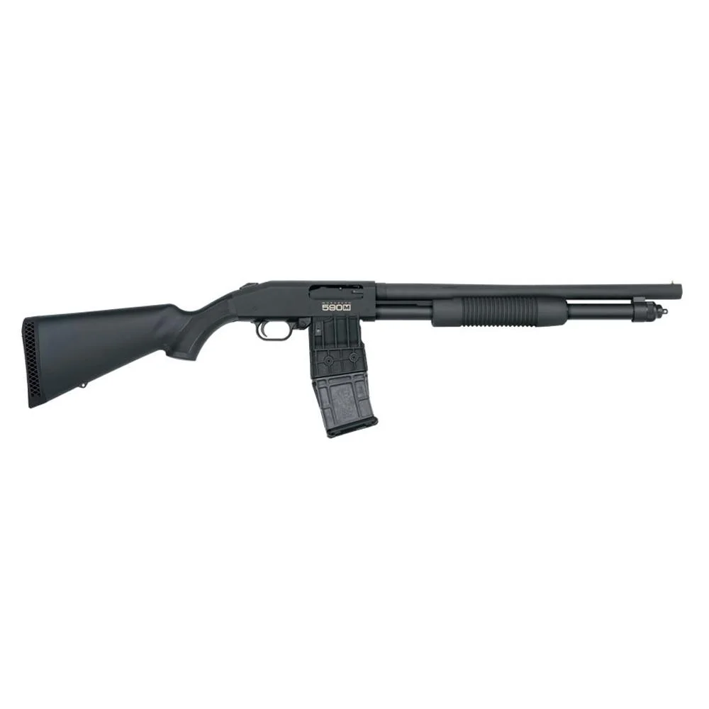 mossberg-590m-mag-fed-pump-action-shotgun-12ga-10rd-18-5-barrel-primary-1 Mossberg 590M Mag Fed Pump Action 12ga 10rd Magazine 18.5" Barrel