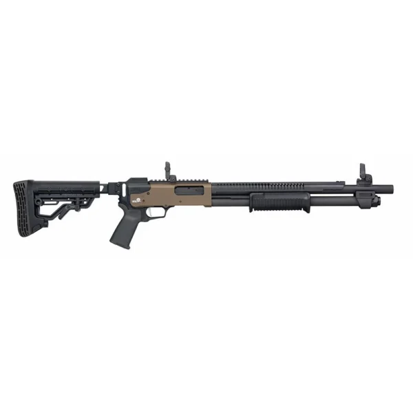 Mossberg MSBRG 590R 12GA/18.5" 6RD FLDG STK