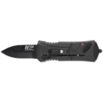 Battenfeld Knives Smith & Wesson M&P Compact OTF Folding Knife 1-9/10" Spear Point Blade Grey