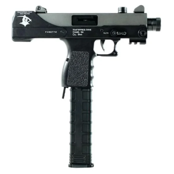 Masterpiece Arms MPA Defender "Grim Reaper" Handgun 9mm Luger 30rd Magazine 5.5" Barrel Black Cerakote Finish
