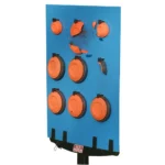 Mtm Molded Products Company MTM Bird Board with 18 Clay Target Clips Blue