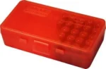 Mtm Molded Products Company MTM Case Guard P-50 Series Handgun Ammo Box .45 Auto/10mm 50 Rounds Green - alternate view 2