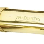 Traditions Performance Firearms Traditions Muzzleloader Deluxe Tubular Brass Flask with Valve - 2 oz