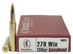 Nosler Bullets Inc. Nosler Accubond Trophy Grade Rifle Ammunition .270 Win 130 gr PT 3075 fps 20/ct - alternate view 2