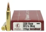 Nosler Bullets Inc. Nosler Accubond Trophy Grade Rifle Ammunition .338 RUM 225 gr PT 2975 fps 20/ct - alternate view 2