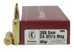 Nosler Bullets Inc. Nosler Partition Trophy Grade Rifle Ammunition .300 SAUM 165 gr PSP 3025 fps 20/ct - alternate view 2