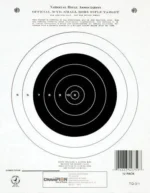 Champion Official NRA Paper Targets GTQ-3/1 50 yd Small Bore Rifle Single Bull 12/ct - alternate view 2