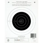 Champion Official NRA Paper Targets GTQ-3/1 50 yd Small Bore Rifle Single Bull 12/ct