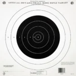 Champion Traps & Targets Champion Official NRA Paper Targets TQ-4(P) 100 yd Small Bore Rifle Single Bull 100/ct