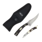 Battenfeld Knives Old Timer Sharpfinger Knife Combo 3-1/4" Clip Point Blade 1-3/5" Drop Point Blade