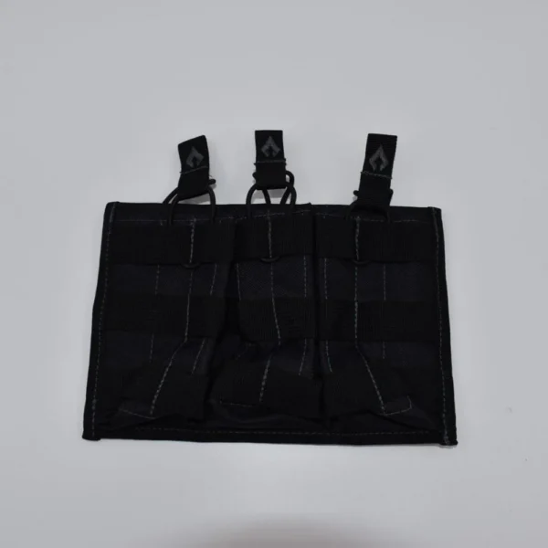 Advance Warrior Solutions LLC Advance Warrior Solutions Open Top Triple Mag Pouch Black