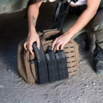 Advance Warrior Solutions LLC Advance Warrior Solutions Open Top Triple Mag Pouch Tan