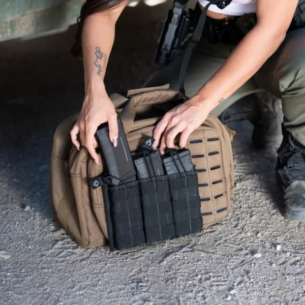 Advance Warrior Solutions LLC Advance Warrior Solutions Open Top Triple Mag Pouch Tan