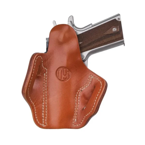 2nd Amendment 1791 LLC 1791 Optic Ready Belt Holster Size 1S Classic Brown RH