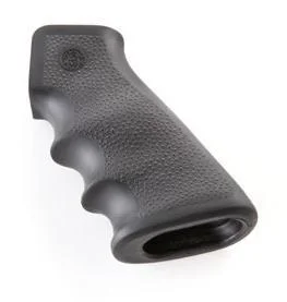 Hogue Inc. Hogue AR-15/M-16 OverMolded Rubber Grips with Finger Grooves Black
