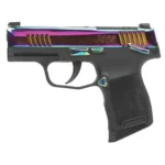 Sig Sauer P365X Handgun 9mm Luger 12rd Magazines (2) 3.1" Barrel Rainbow Titanium Slide with Black Frame - alternate view 2