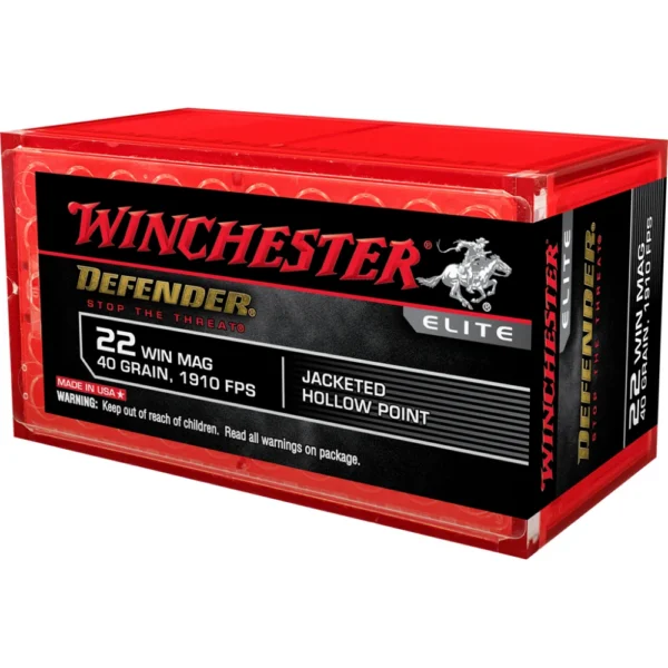 Winchester Ammunition WIN DEFENDER 22WMR 40GR JHP 50/1000