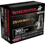 Winchester Ammunition Winchester PDX1 Defender Handgun Ammunition .380 ACP 95 gr. PDX1 1000 fps 20/ct