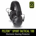 3M PELTOR Peltor Sport Tactical 100 Electronic Ear Muffs 22dB Black - alternate view 5