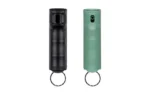 Security Equipment Corporation Sabre Flip Top Pepper Gel Security Spray with Snap Clip Black Sage Green 2/ct - alternate view