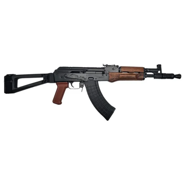 10 Ring Pioneer Arms Hellpup AK-47 Pistol 7.62x39 30rd Magazines(2) 11.7" Barrel Wood Furniture Folding Brace