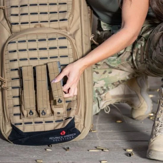 Advance Warrior Solutions LLC Advance Warrior Solutions Pistol Triple Mag Pouch Black